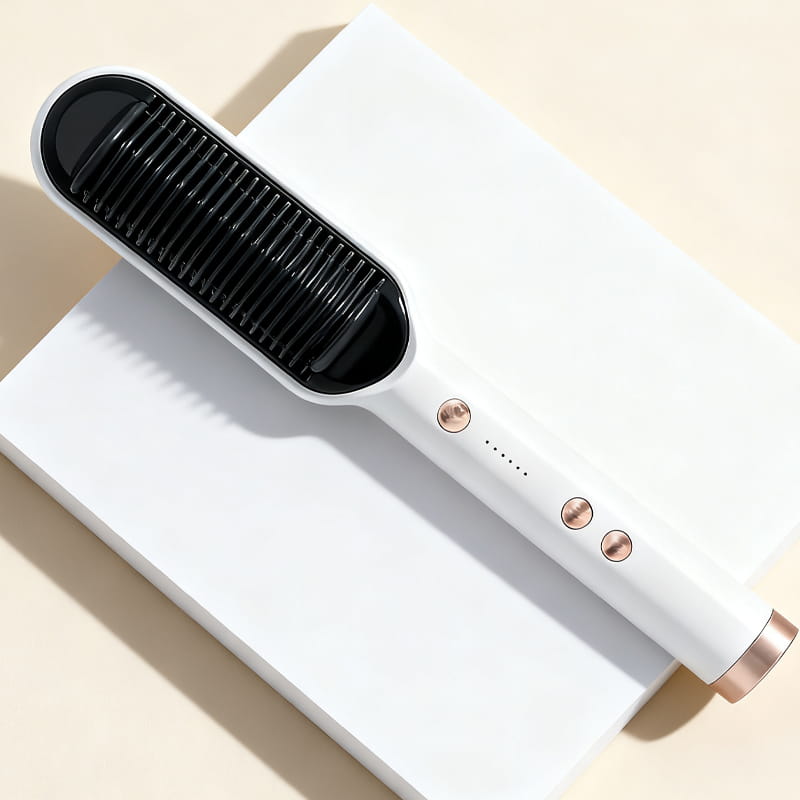 Free Gift  Hair Straighten Comb with Smart Temperature Control & Anti-Frizz Technology( Not valid if purchased separately)