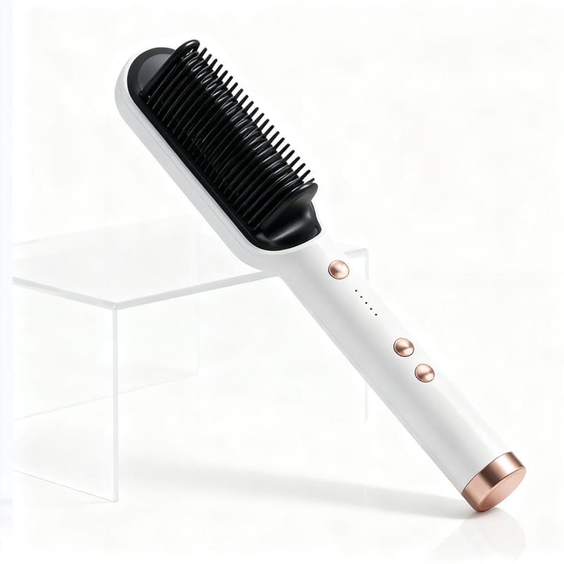 Free Gift  Hair Straighten Comb with Smart Temperature Control & Anti-Frizz Technology( Not valid if purchased separately)