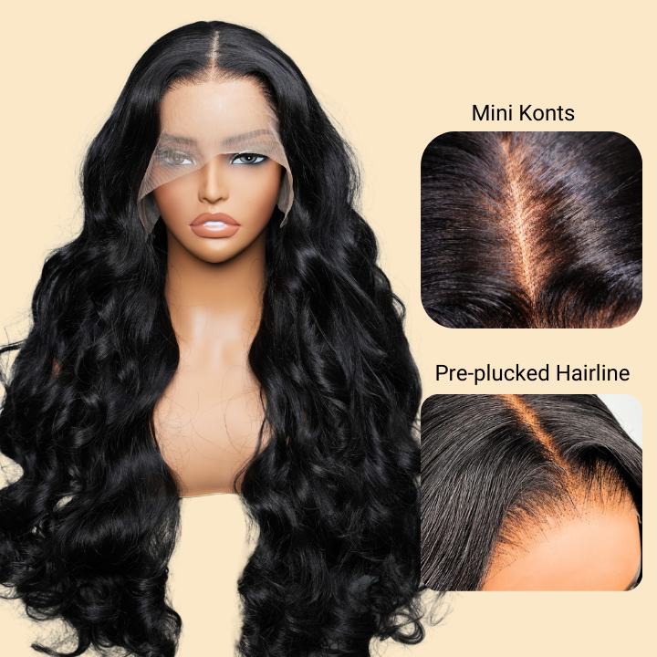 13 * 6 HD Lace Wigs Body Wave Brésilien Cheveux Humains Lace Front Wigs-Amanda Hair
