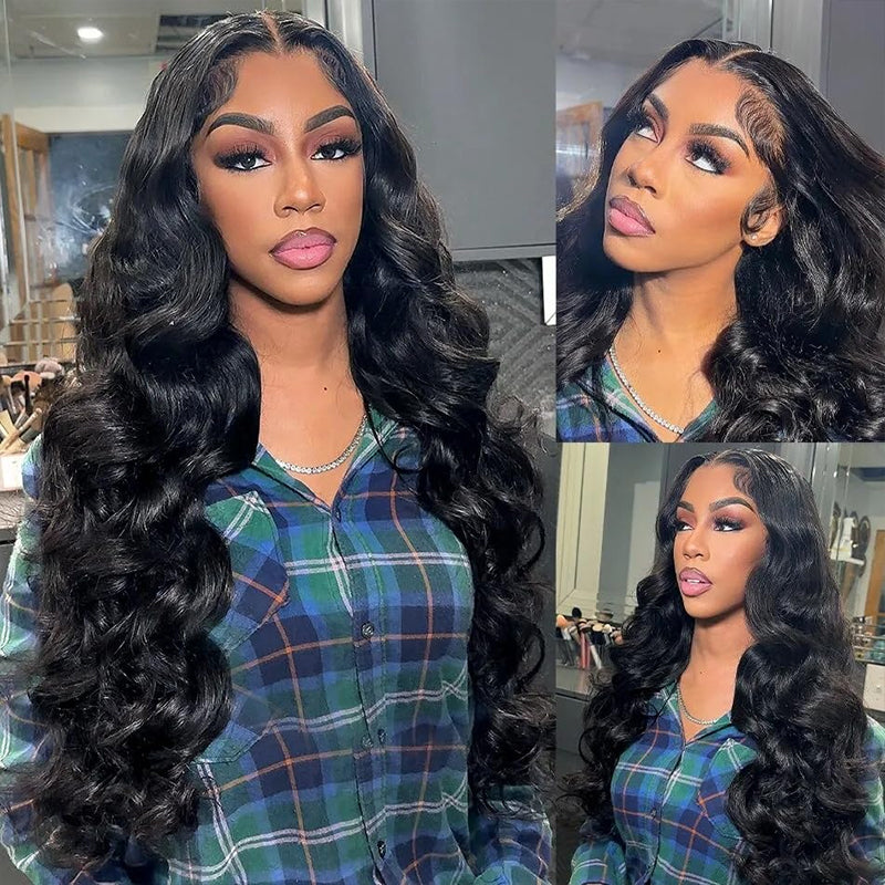 24H Fast Shipping 13×6 Glueless Lace Front Wig  Loose Wave Wig