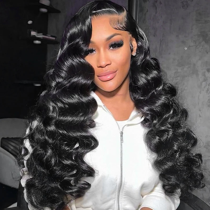 24H Fast Shipping 13×6 Glueless Lace Front Wig  Loose Wave Wig