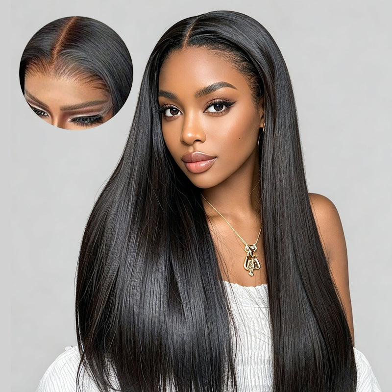 2 Wigs=$219 | 24" Pre-everything Straight Wig+18'' Ombre Honey Blonde Glueless Curly Wig Flash Sale