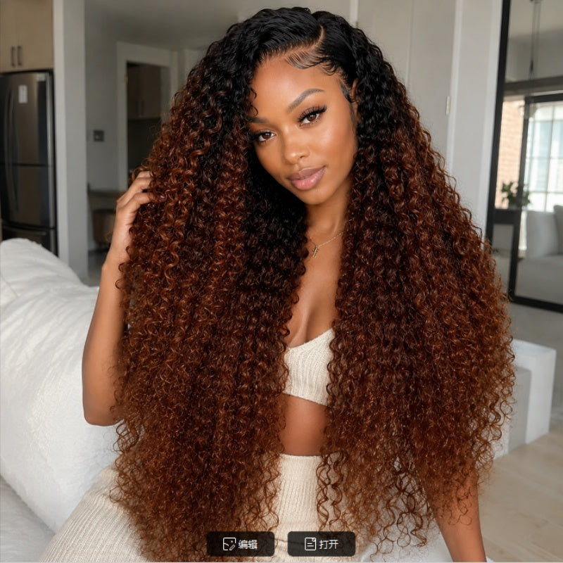 Amanda Glueless 7x5 HD Lace Frontal Wig | 300% High Density Deep Curly Human Hair