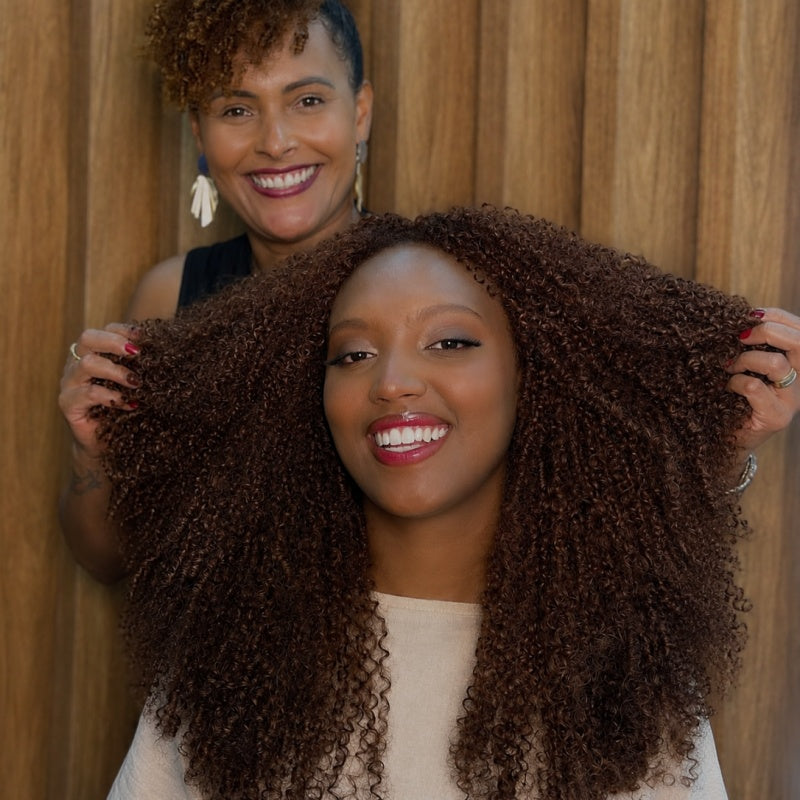 Amanda 300% Density Afro Kinky Curly Glueless 13x6 Lace Front Drawstring Put On And Go Human Hair Wig