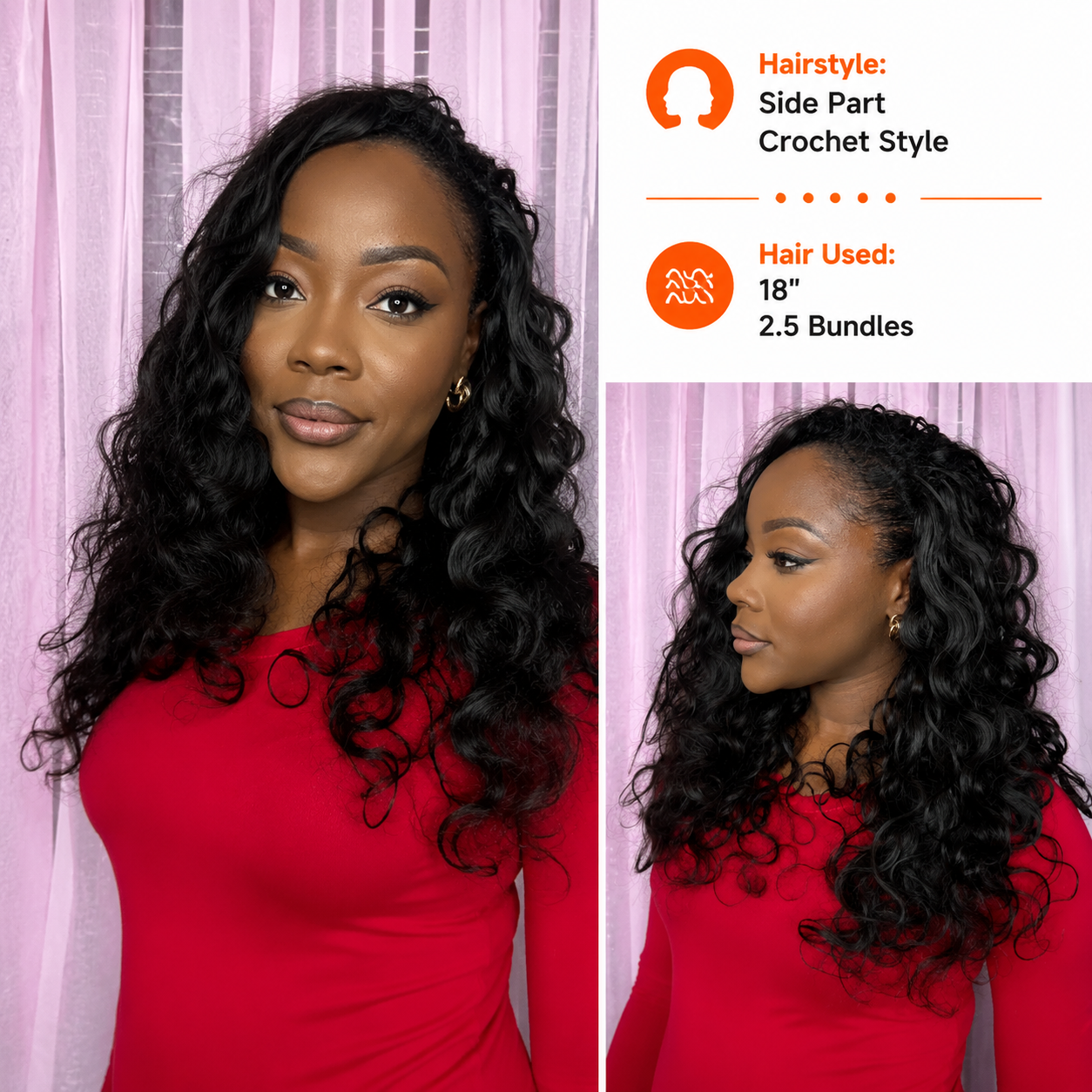 Body Wave Feather Crochet Human Hair for Miracle Knots Boho Braids | Honey Blonde & Brown Highlights