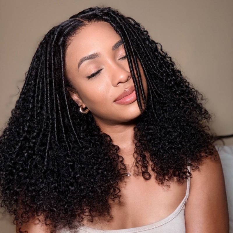 Pelucas de cabello humano con ondas corporales, sin pegamento, con encaje frontal transparente y resaltado rubio mezclado marrón para mujeres - Amanda Hair 
