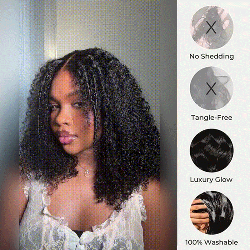 Flash Sale Amanda 20’‘=$139 | Glueless Bohemian Curly HD Lace Frontal Wig | Ready to Wear