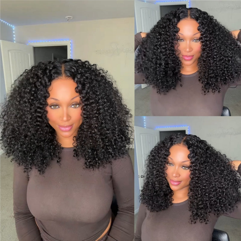 Amanda 7x5/13×6 HD Glueless Lace 300% Density Deep Curly Wig | Ombre Brown & Dark Reddish Brown