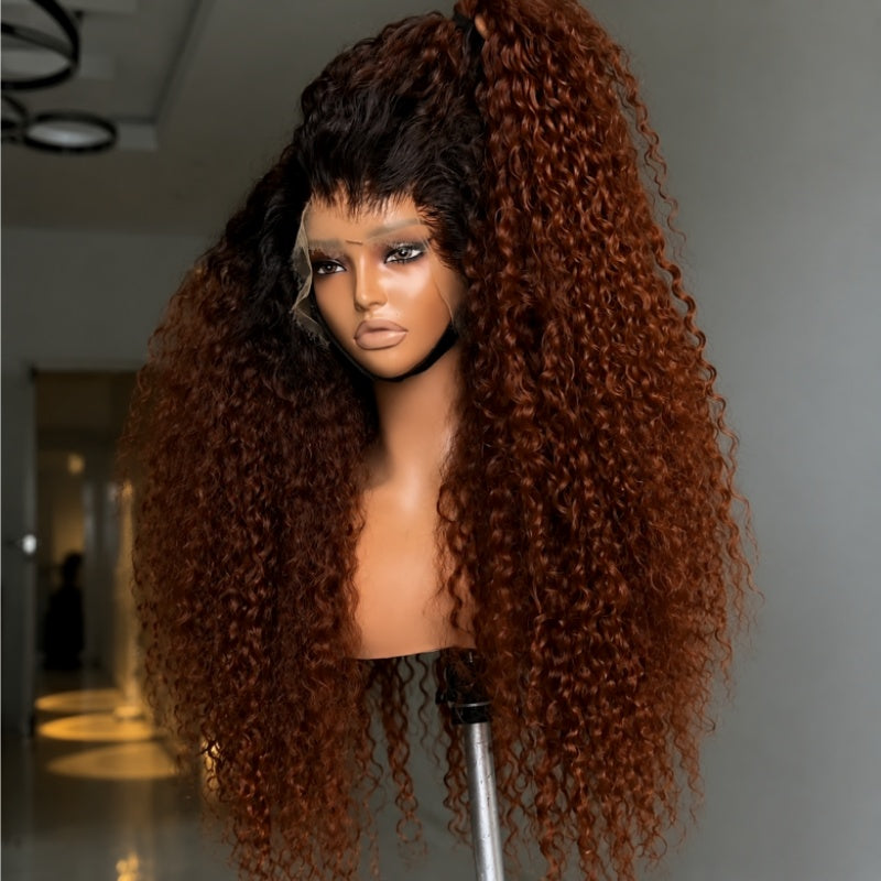 Pelucas de onda suelta sin cola Cabello humano virgen 4 * 4/13 * 4 Peluca frontal de encaje HD transparente Línea de cabello prearrancada - Amanda Hair 
