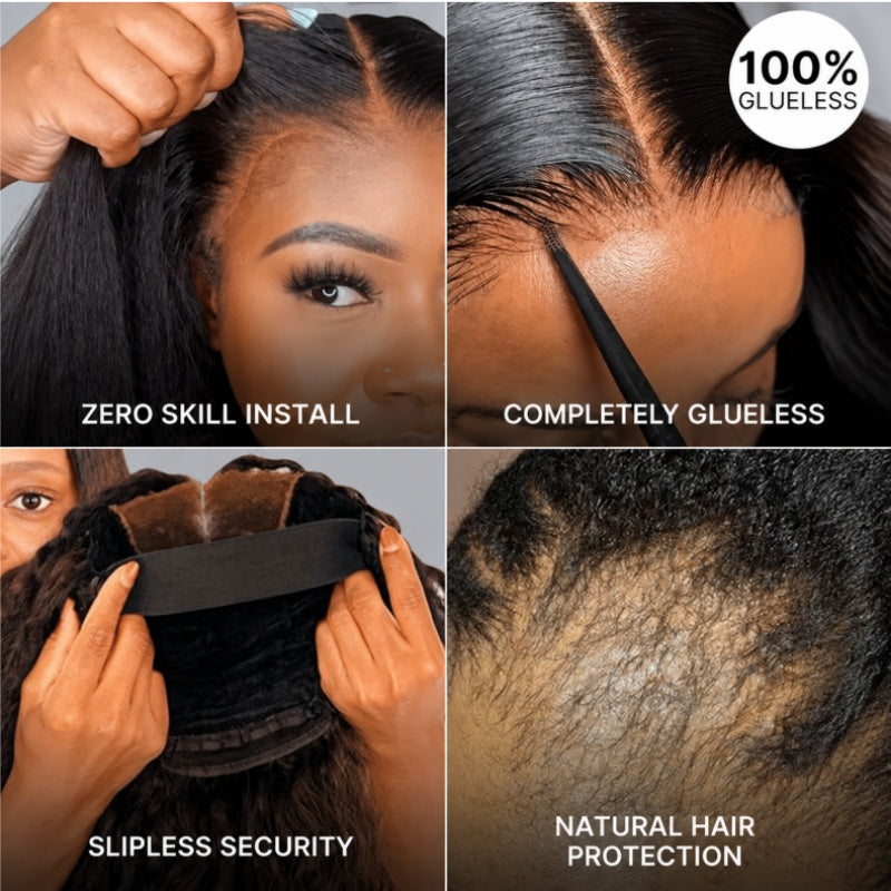 $100 Off | Amanda Luxury 300% Density 7x5/13×6 HD Glueless Lace Kinky Curly Wig Flash Sale