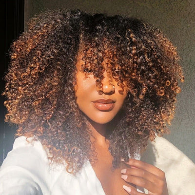 Perruques brésiliennes de cheveux humains de vague de corps avec des franges pour des femmes pleines faites à la machine longue perruque sans colle - cheveux d'Amanda