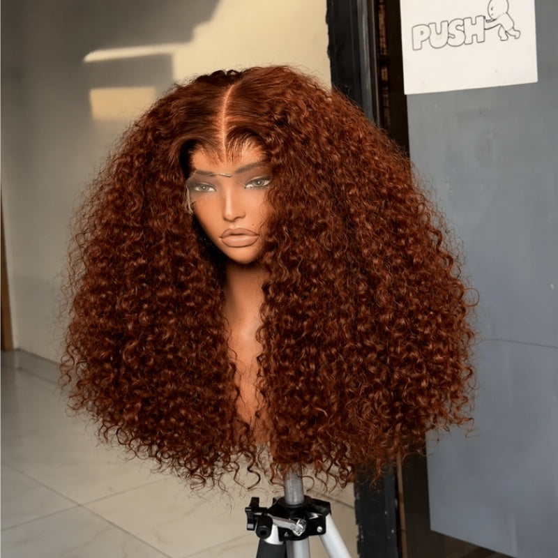 Amanda Glueless 7x5 HD Lace Frontal Wig | 300% High Density Deep Curly Human Hair