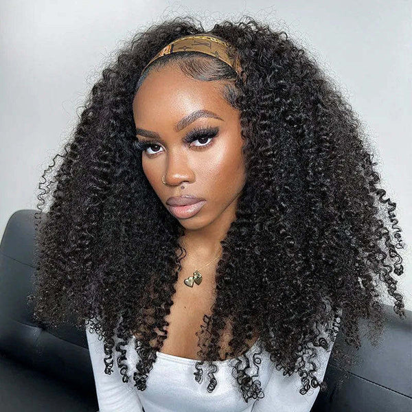 Buy 1 Get 1 Free Put On & Go Glueless Flip Over Curly Half Wig Beginner Friendly