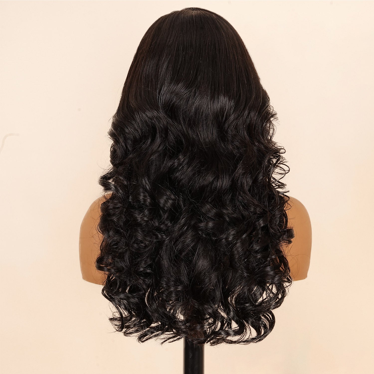 300% Density Side Part Body Wave Glueless 7x5 / 13x6 Lace Front Put On And Go Human Hair Wig - Amanda Hair