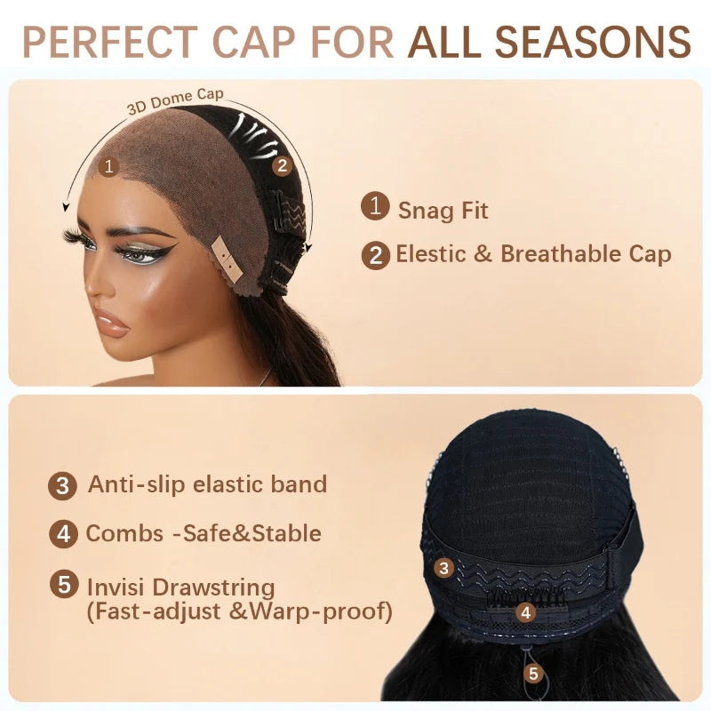 $100 Off| 300% Density Luxury custom wigs Loose Wave Glueless Lace Wig Flash Sale