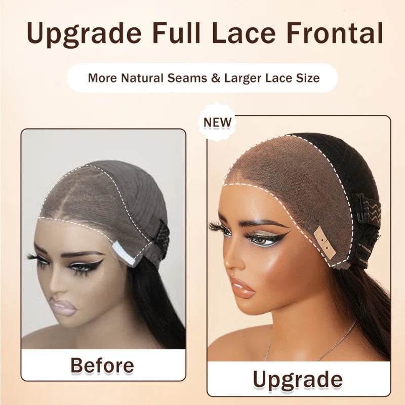 Body Wave Lace Frontal Wigs Highlight Piano Color 13x4 HD Lace frontal Human Hair Wig 180% Density - Amanda Hair