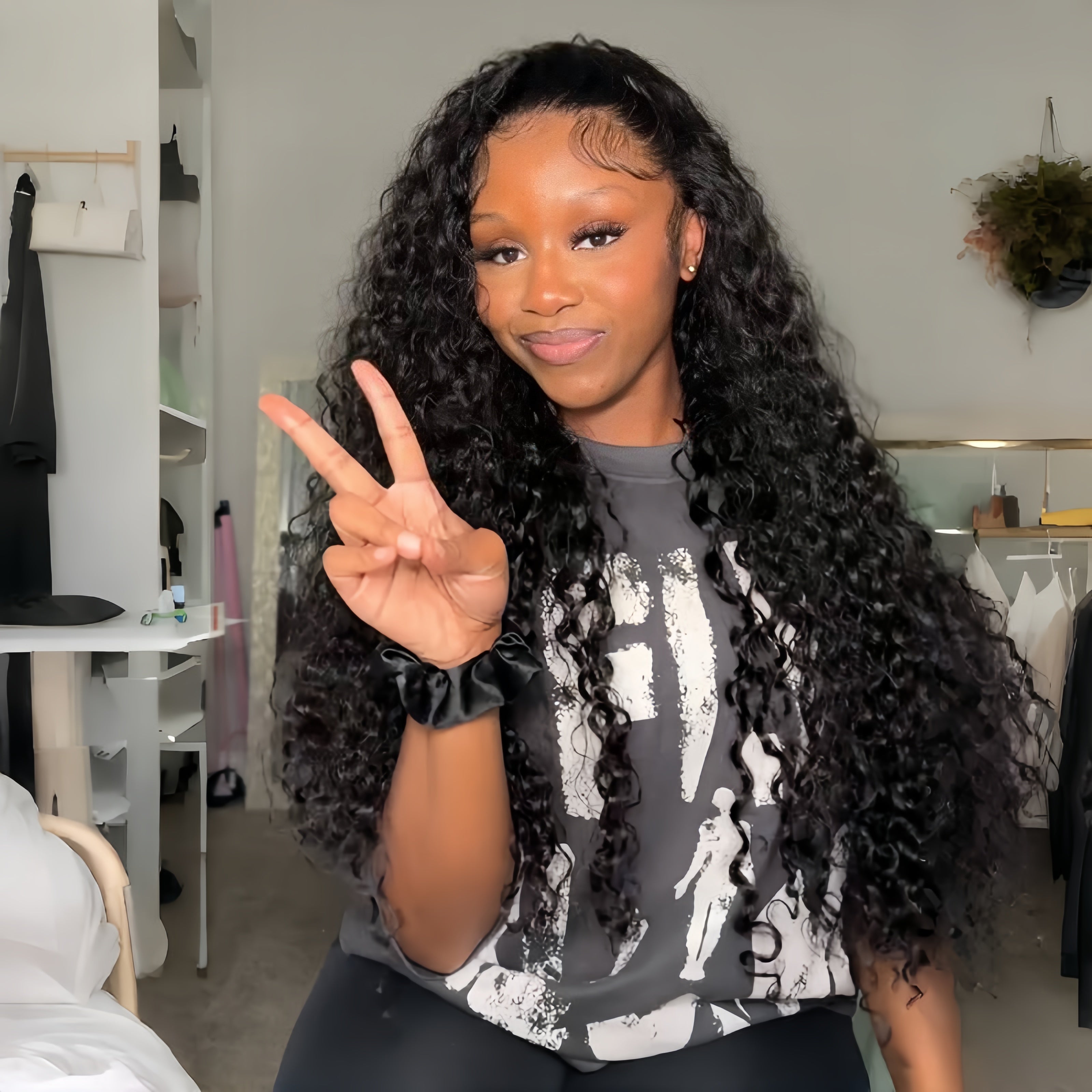 Long Curly Hair 6x4 Lace closure /13x4 Lace Frontal Wig Thick Curly Hair Glueless Wigs Stock Limited -Amanda Hair