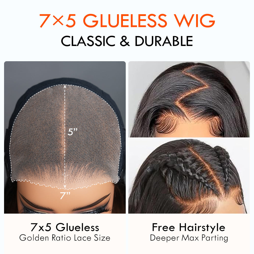 Extra 38% Off Clearance| Two Tone Ombre Honey Blonde Glueless Curly Clear Transparent Lace Front Colored Wigs