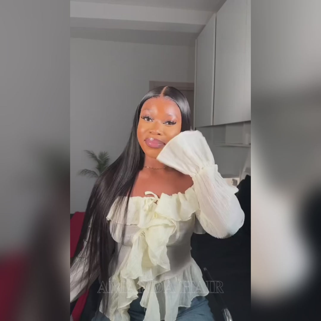 $119=26'' | 24H Fast Shipping Glueless Straight Lace Front Human Hair Wigs Flash Sale