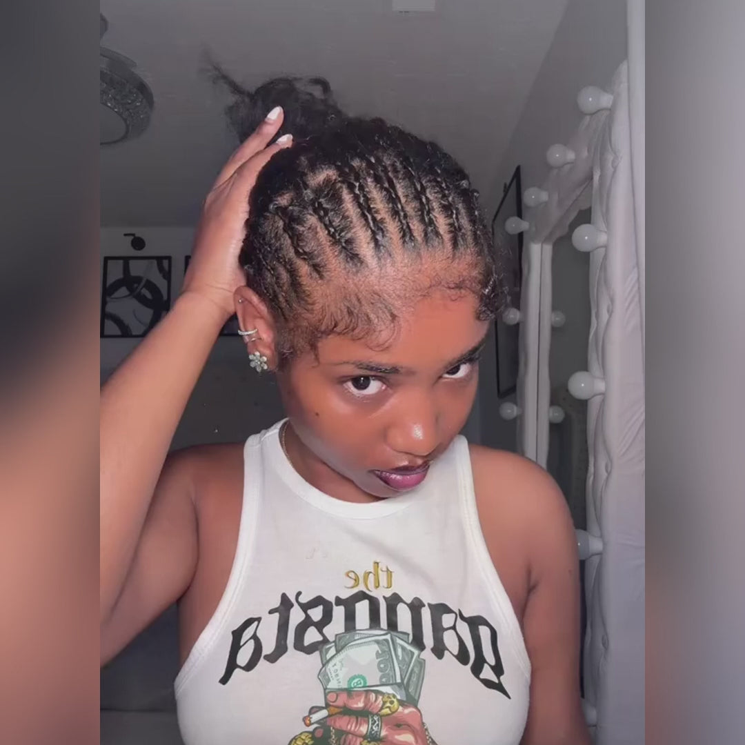 3 In 1 Half Wig | Kinky Curly Put On & Go Invisible Drawstring Glueless Flip Over Half Wig Beginner Friendly Flash Sale