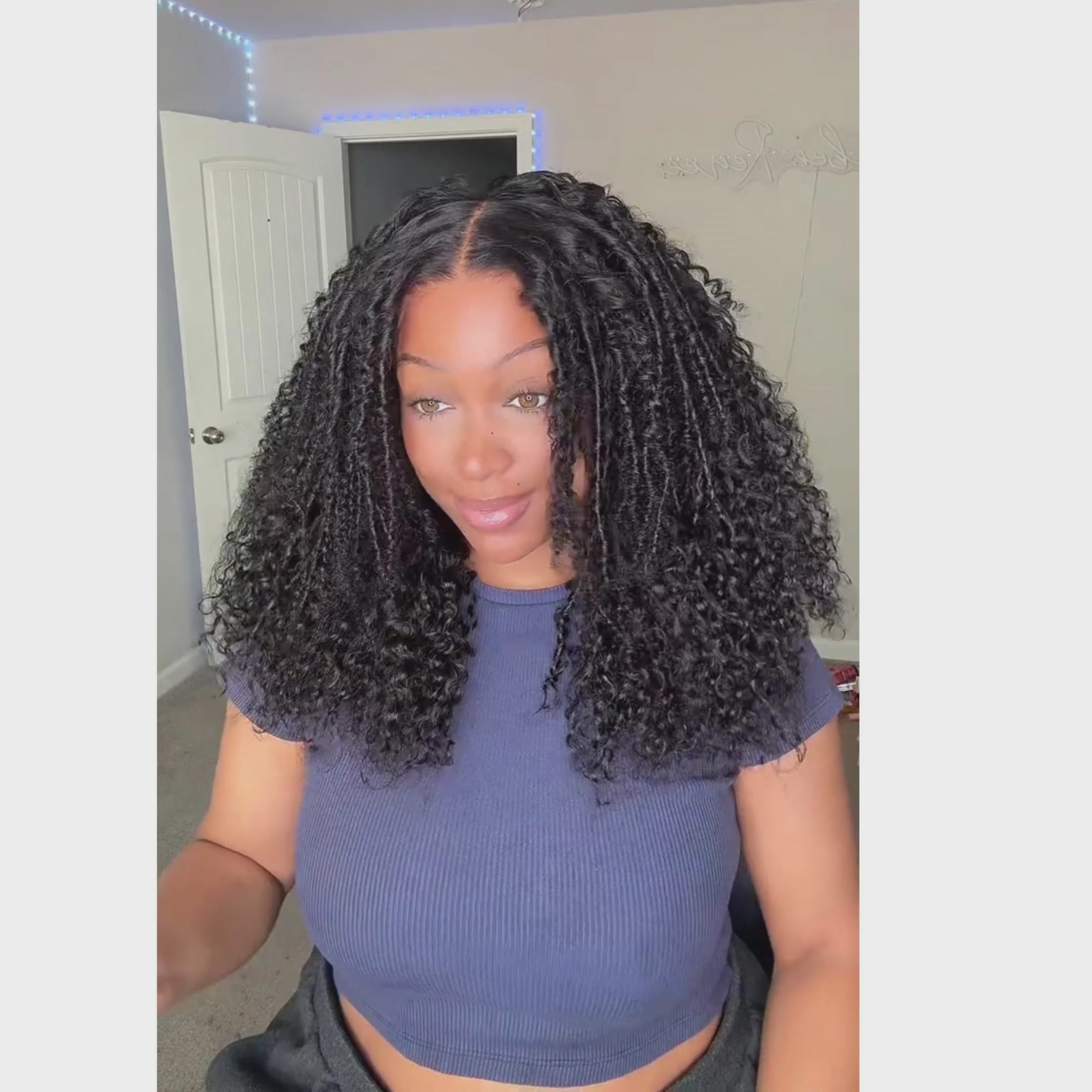 Amanda 300% Density 7x5 Bohemian Curly Glueless Wig HD Lace | Honey Blonde & Red Wine
