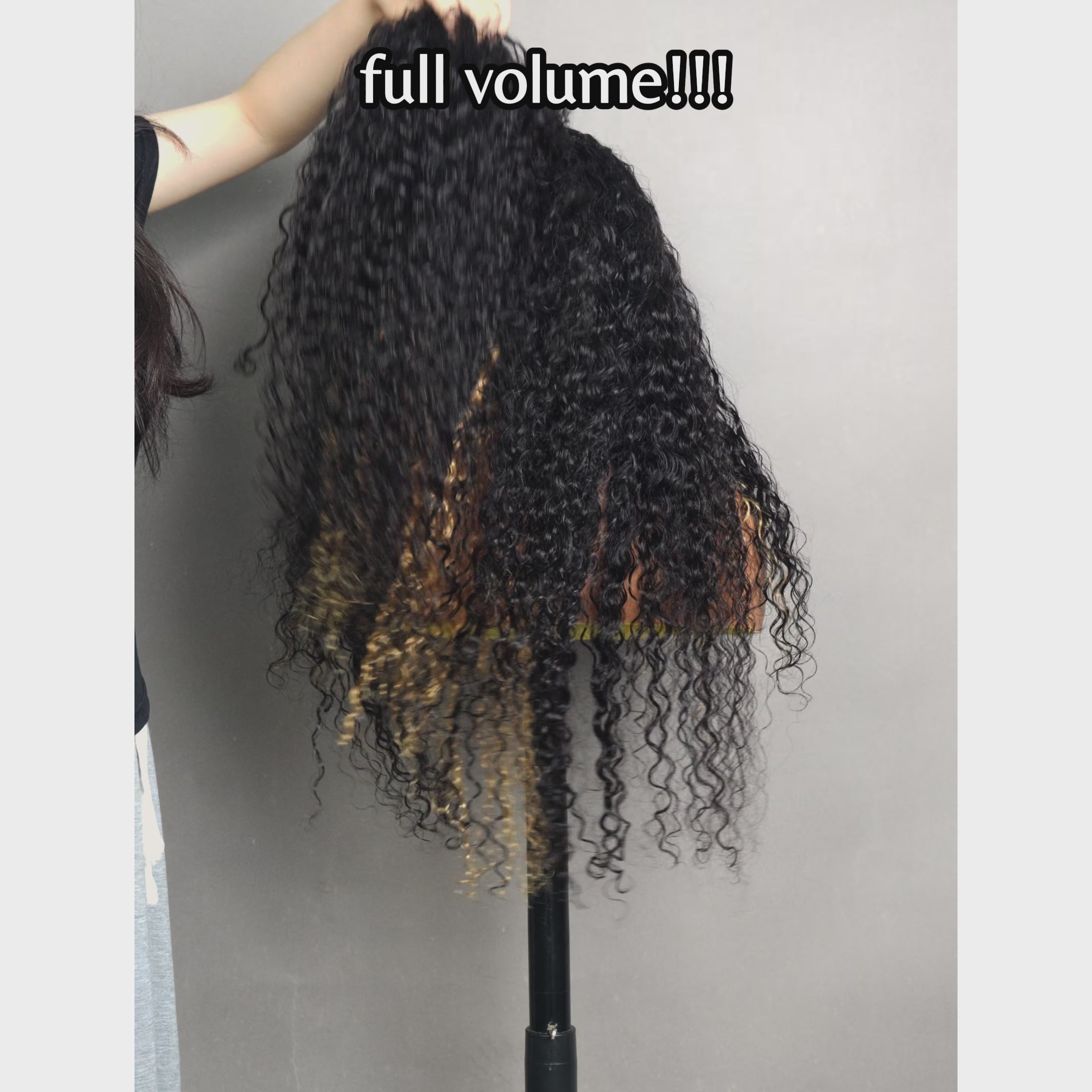 Amanda $199=30'' | Pre Everything Blonde Highlights 13x4 Full Lace Frontal Deep Curly Wave Glueless Put On And Go Wig Flash Sale  - Amanda Hair