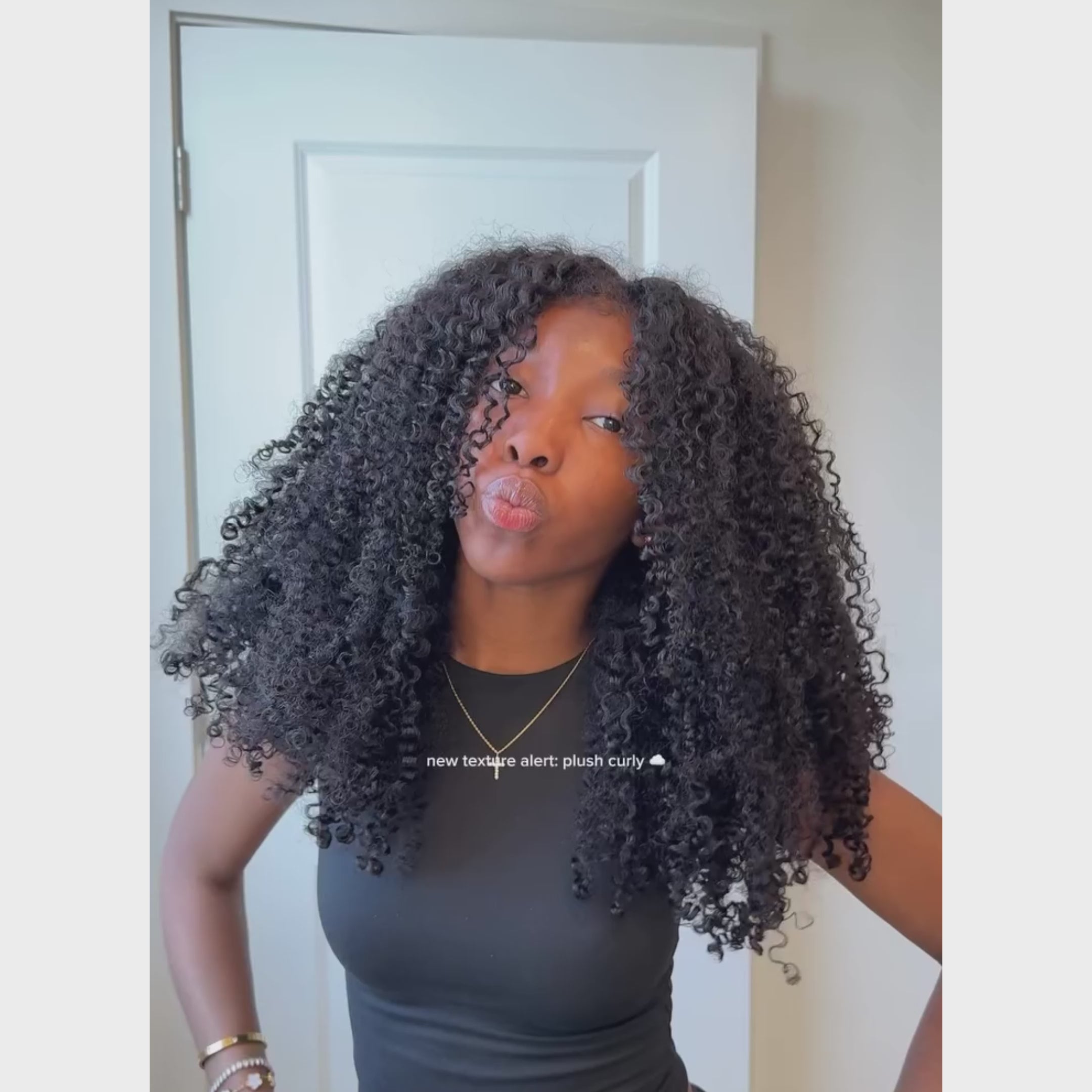 Amanda 300% Density Glueless Thick Fluffy Afro Curly Human Hair 7x5 / 13x4 Invisiable Lace Wig Flash Sale