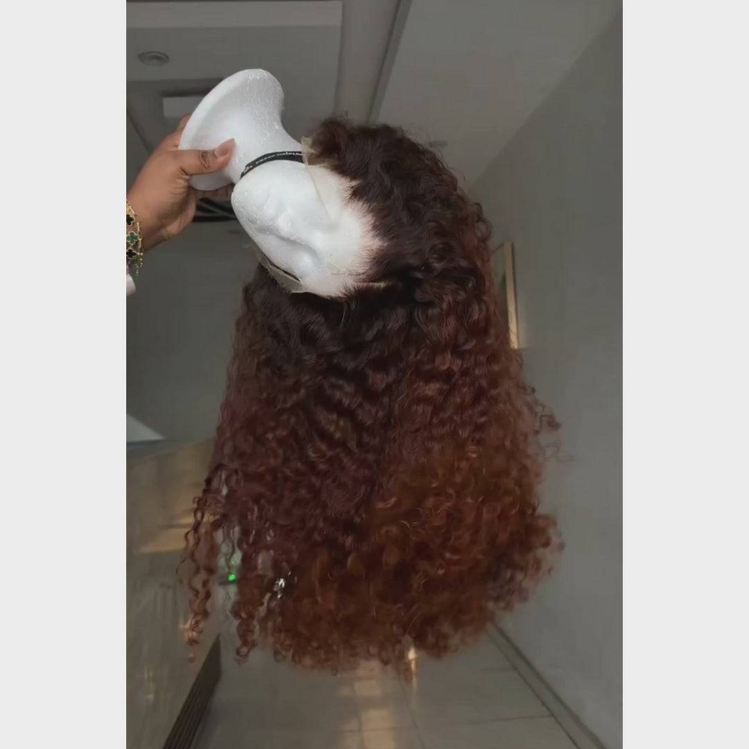 Pelucas de onda suelta sin cola Cabello humano virgen 4 * 4/13 * 4 Peluca frontal de encaje HD transparente Línea de cabello prearrancada - Amanda Hair 
