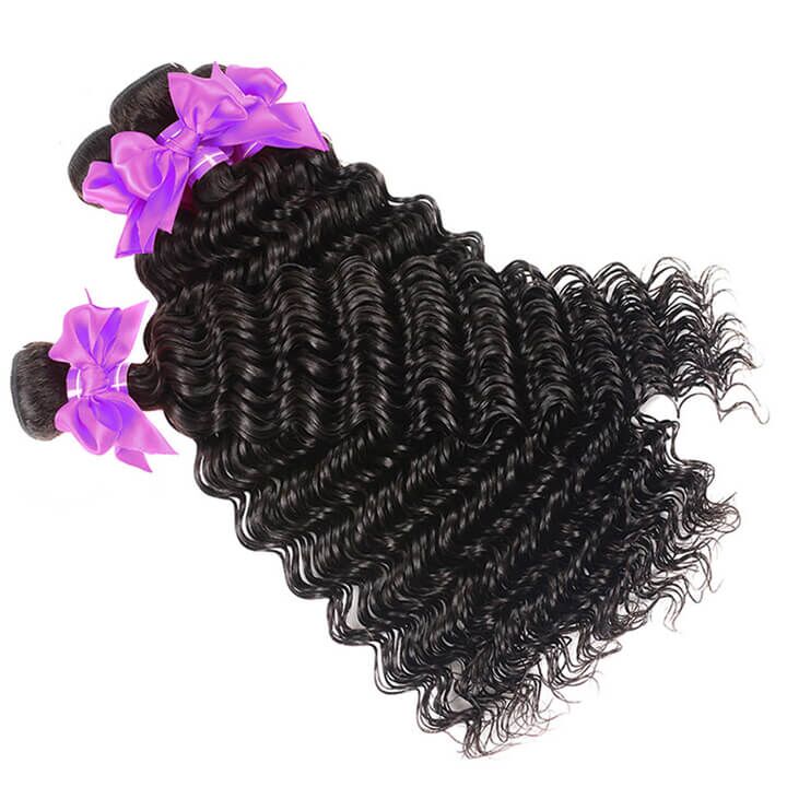Amanda Peruvian Hair Kinky Curly 4 Bundles With 4*4 Lace Closure 10A Grade 100% Remi Human Hair Soft Shiny Wave Hair