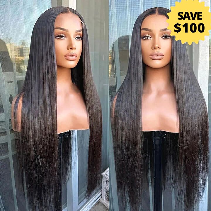 Flash Sale: Save $100, 48 Hour Only, Straight Frontal Wigs