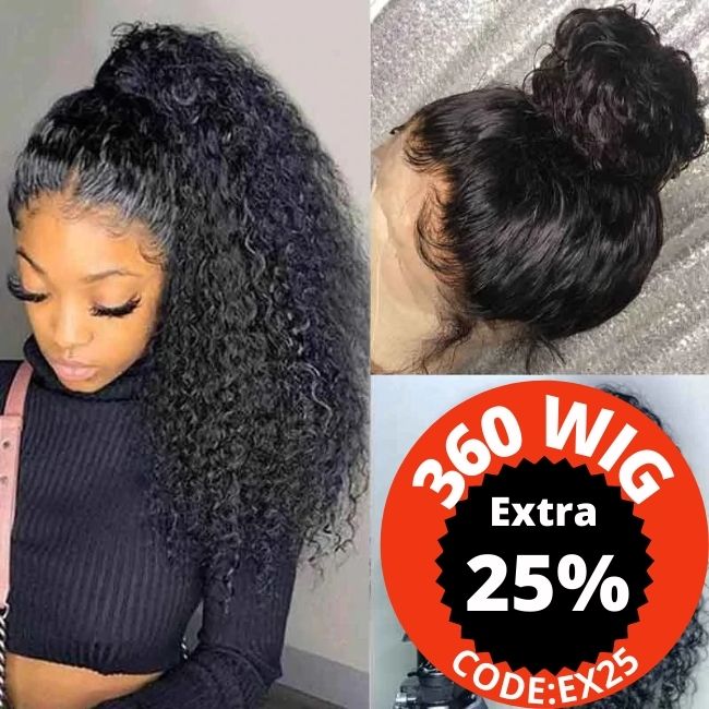 Série promotionnelle : 180 % densité cheveux bouclés naturels 3-6-0 Lace Wig-Amanda Hair