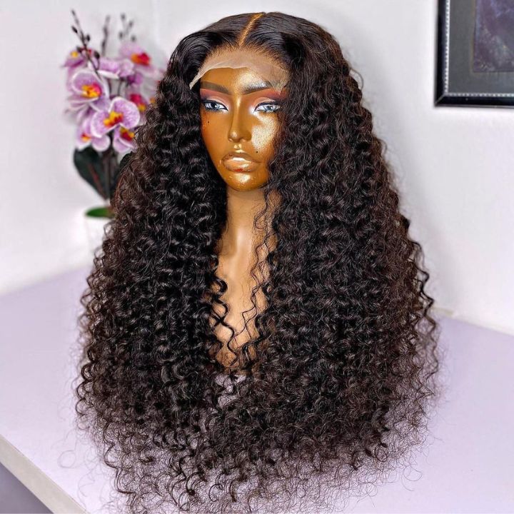 Melted HD Lace Deep Wave Wigs Human Hair 4*4 Lace Closure Wig - Amanda Hair