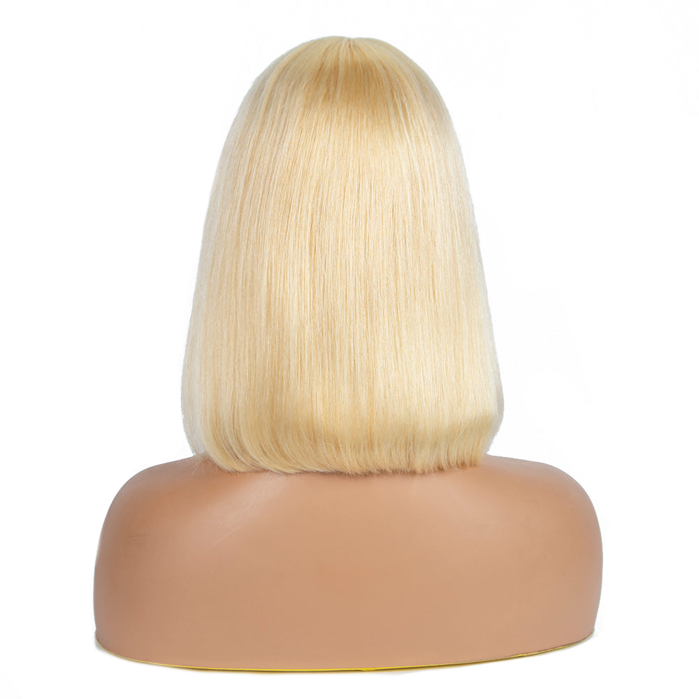 613-Lace-Front-Human-Hair-Wigs-With-Bangs-Straight-Colorful-Bob-Cut-Wig-Short-Honey-Blonde
