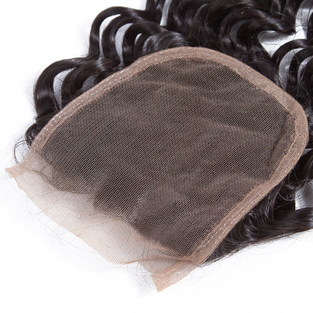 Amanda Deep Wave 4*4 Lace Closure 100% Remi Human Hair