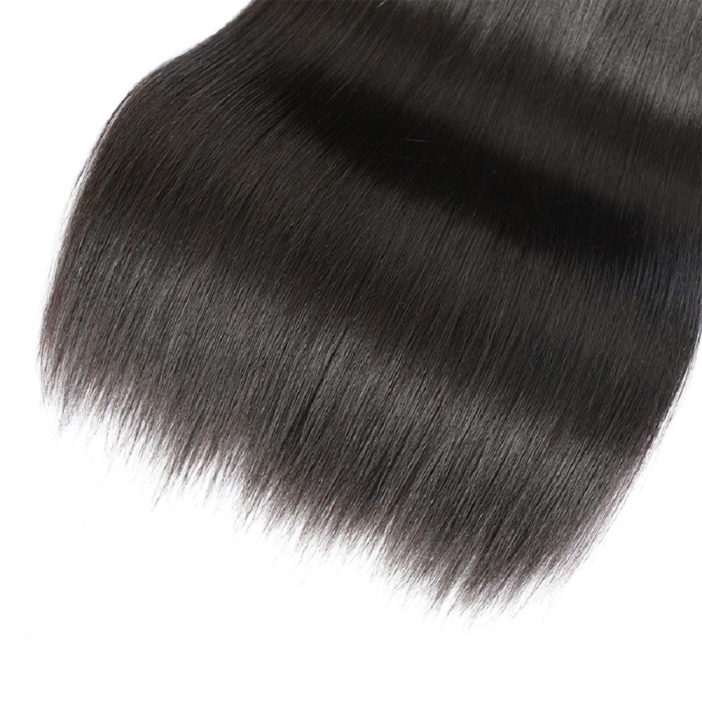 Amanda Malaysian Straight Hair 4 Bundles With 4*4 Lace Closure 9A Grade 100% Unprocessed Human Hair Hot Item