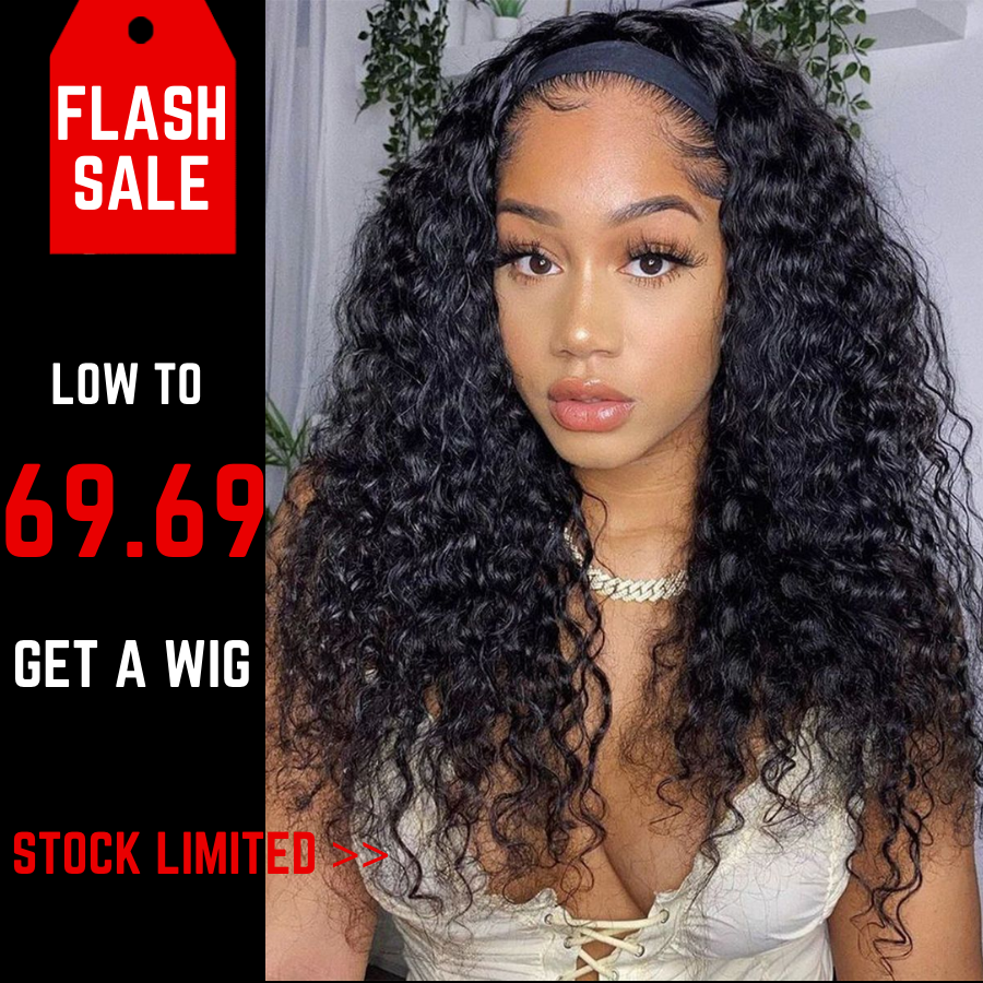 Stock Limited: Glueless Human Hair Headband Wigs,Choose Your Young Pattern! - Amanda Hair