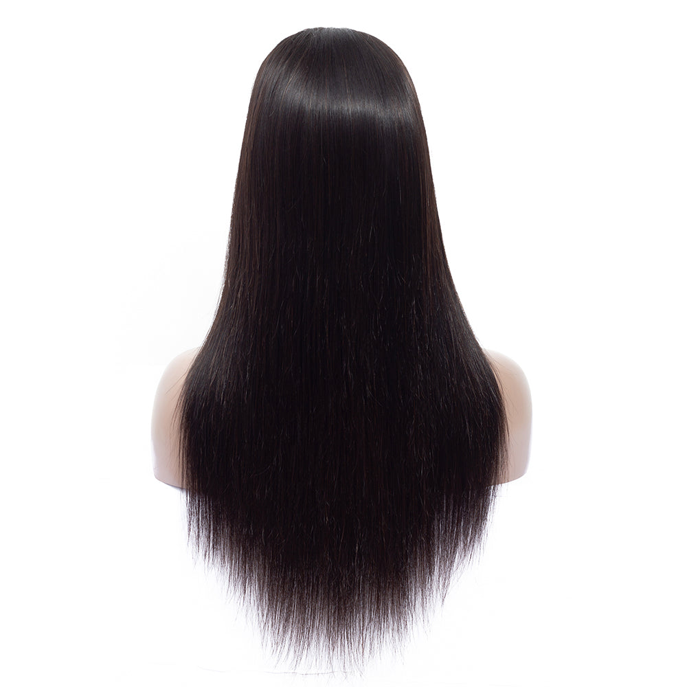 Preplucked Natural Hairline 4*4 Lace Closure Straight Hair Wigs-Amanda Hair