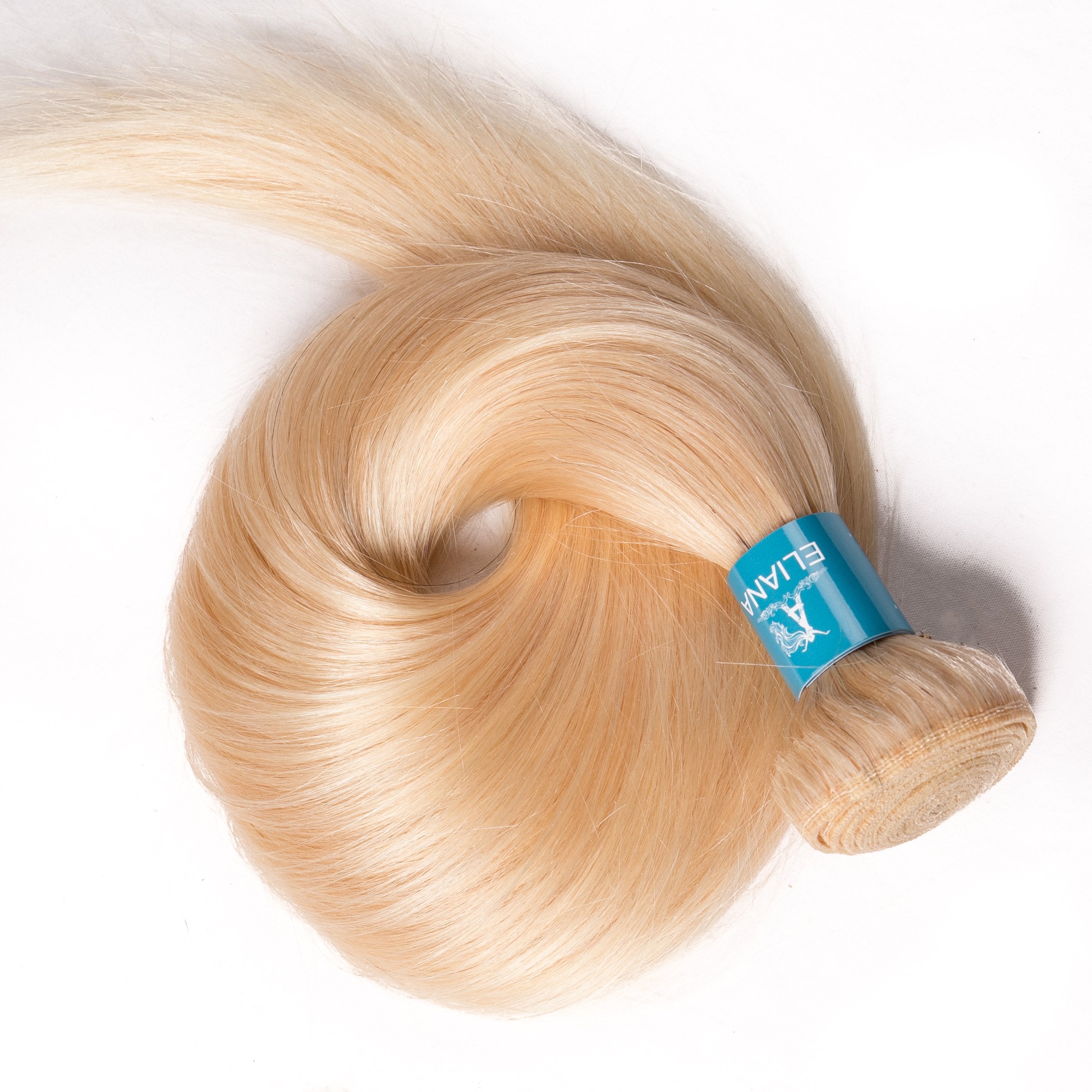 Amanda Colored Bundles 613 Golden Silk Straight 100% Human Hair 4 Bundles Blonde Hair