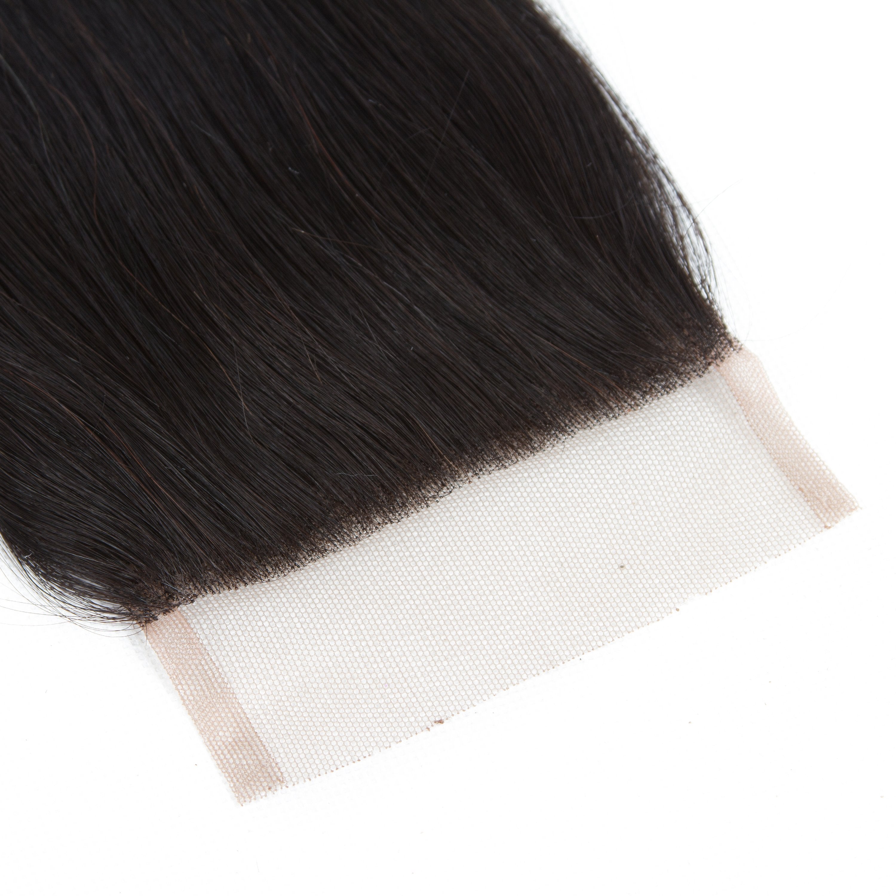 Amanda Hair Cheveux Raides Indiens 3 Bundles Avec 4 * 4 Dentelle Fermeture 9A Grade 100% Cheveux Humains Non Transformés Sans Enchevêtrements