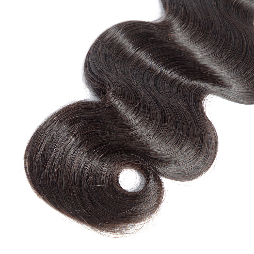 Brésilien Body Wave 4 Bundles Avec 13 * 4 Lace Frontal 10A Grade 100% Remi Human Hair - Amanda Hair 