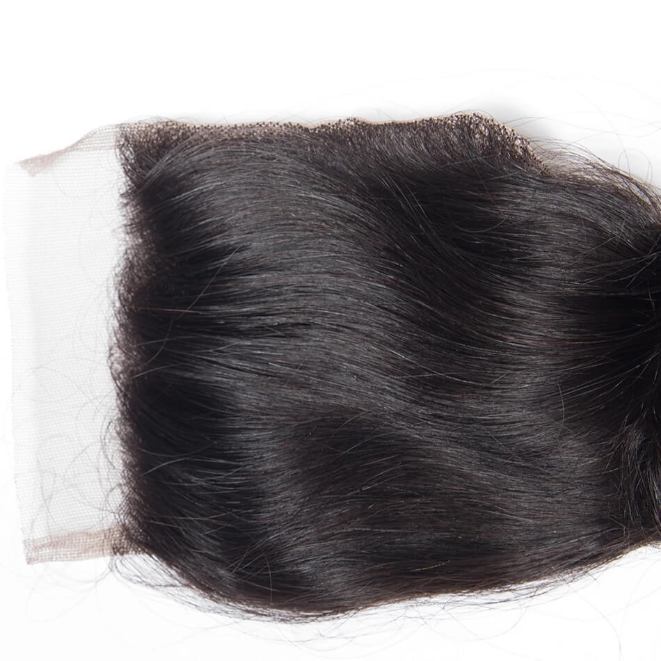 Onda suelta 5*5 Cierre de encaje transparente 100% cabello humano Remi - Amanda Hair