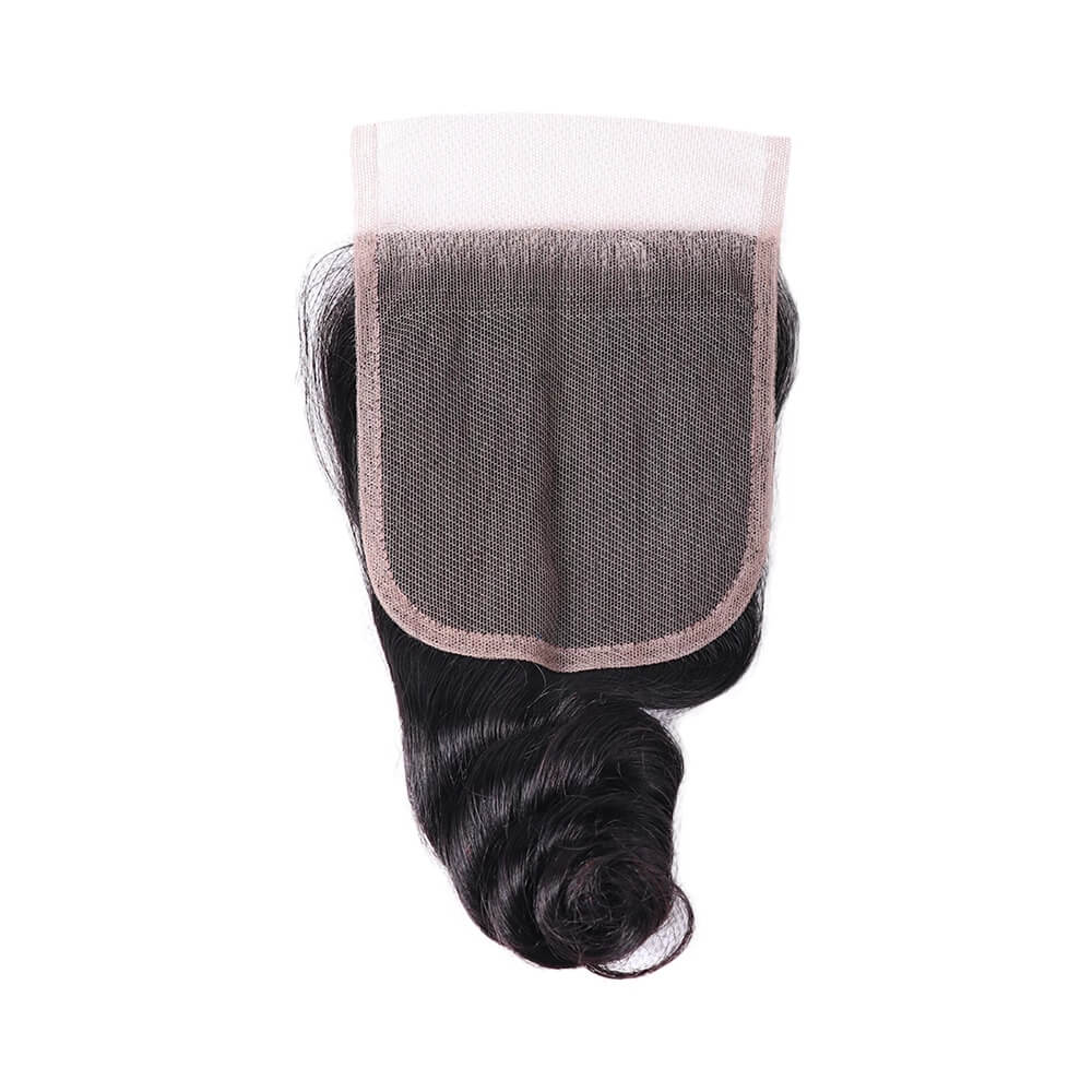 Loose Wave 5*5 Lace Closure Transparent 100% Remi Human Hair - Amanda Hair