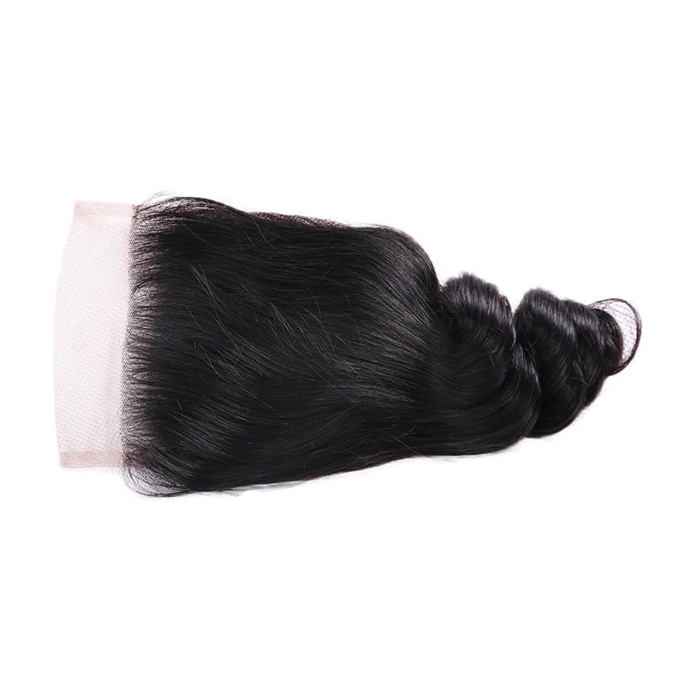 Loose Wave 5*5 Transparent Lace Closure 100% Remi Human Hair - Amanda Hair