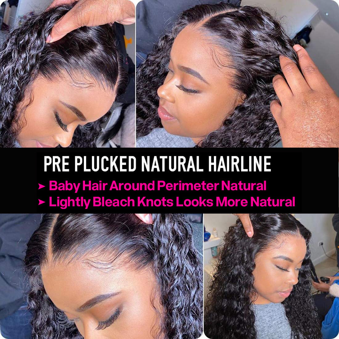 Water Wave wig 13*4 HD Lace Front wig