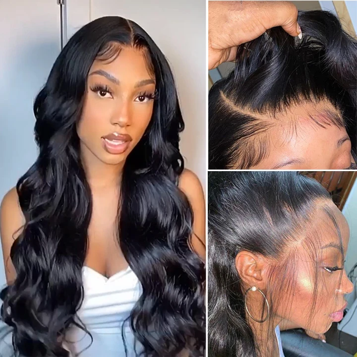 Body Wave 13x4 Transparent Lace Front Wig