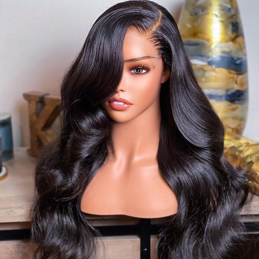 4*4 Lace Closure Wigs Pre Plucked Affordable Human Hair Lace Front Wig