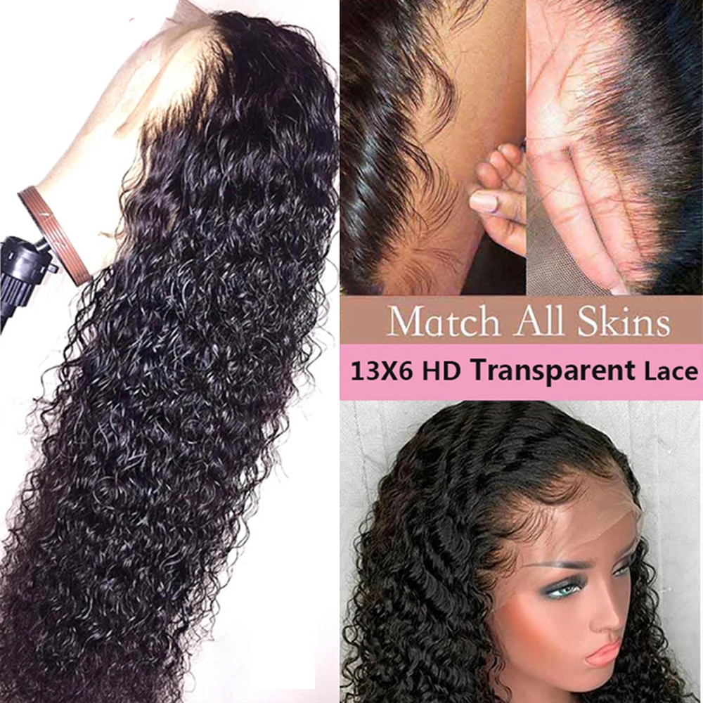Kinky Curly 13x6 HD Lace Front Wigs Meilleures perruques de dentelle de cheveux humains-Amanda Hair 