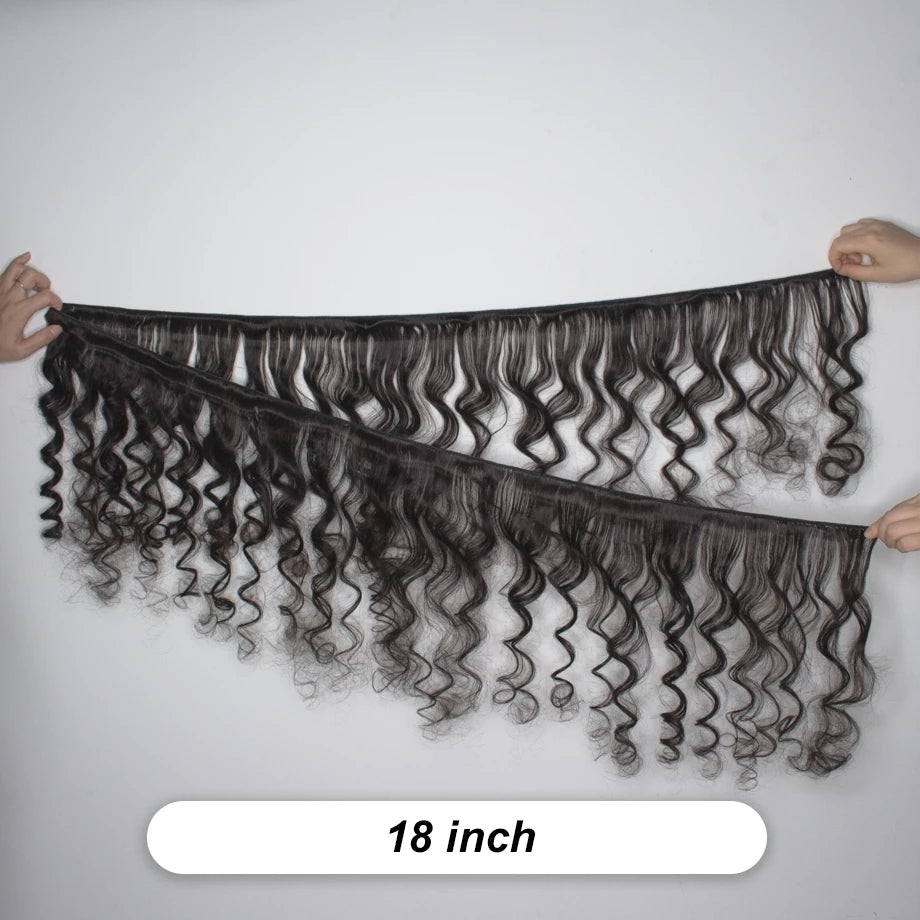 Amanda Mongolian Hair Loose Wave 4 Bundles With 4*4 Lace Closure 10A Grade 100% Remi Human Hair