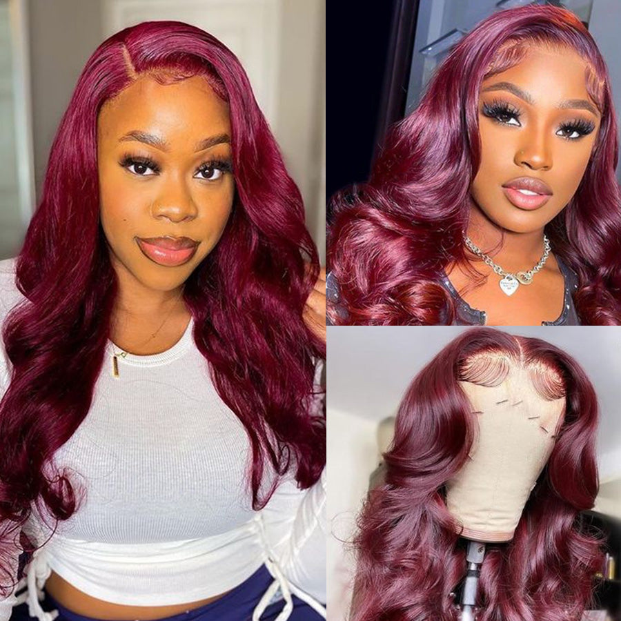 body-wave-purple-burgundy-hair-lace-front-wig 99-j-hair-color-transparent-lace-wig-1-3-4-lace-frontal-wigs-amanda-hair